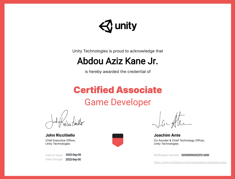 Unity Certified – Fundamentals