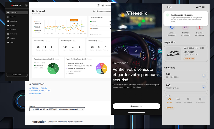 FleetFix — Gestion & Entretien de Flotte de Véhicules - Capture d'écran du projet
